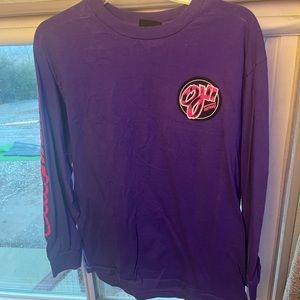 OJ Wheels purple long sleeve